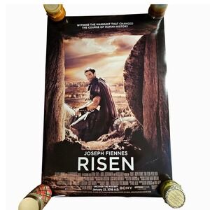 Risen 2016 Original Promo Movie Poster 2-Sided 27x40 Joseph Fiennes Tom Felton
